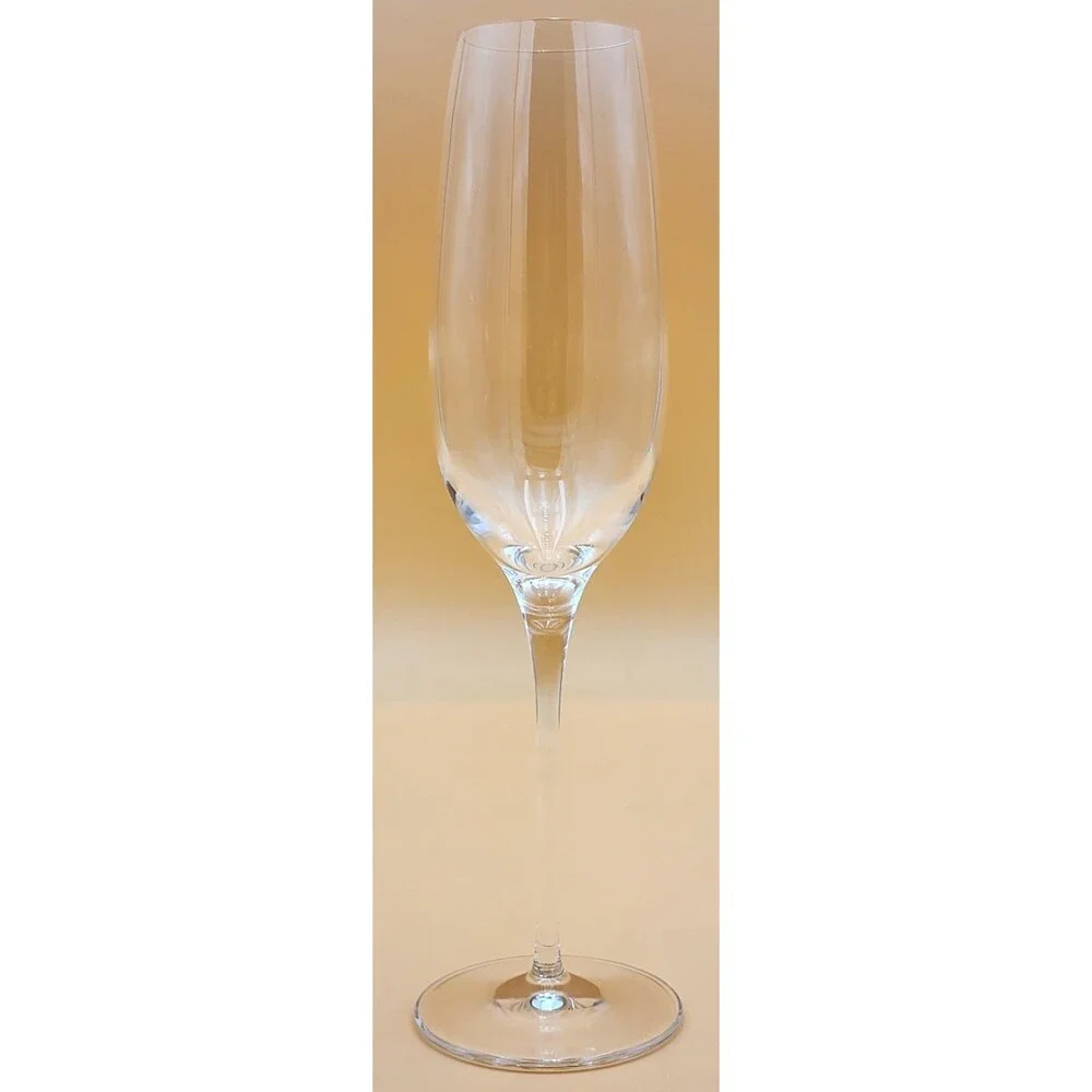 Tiffany & Co. ~ Elegant Crystal Glassware ~ Champagne Flutes ~ Set of 2